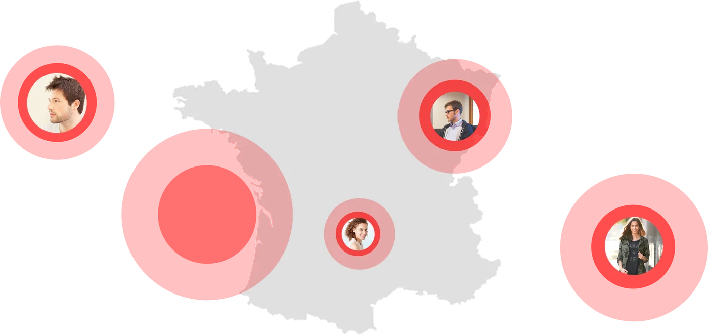 Des bénévoles Missing répartis partout en France